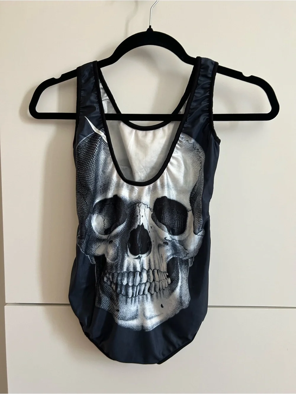 Black Skull Dance, Gymnastics Leotard - CL Child’s Large